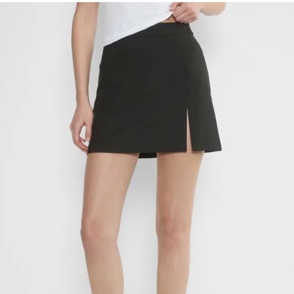 Sunday Best Tatiana Skirt Slit Black Mini Side Slit Black 4